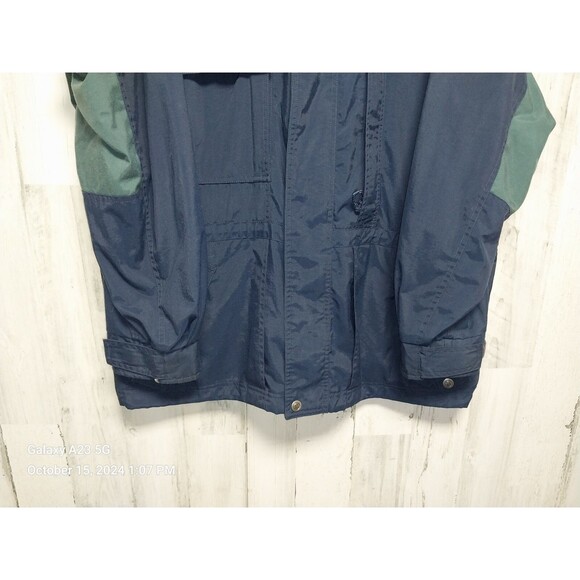 Columbia Mens Large Lightweight Jacket Navy Blue - Picture 2 of 7